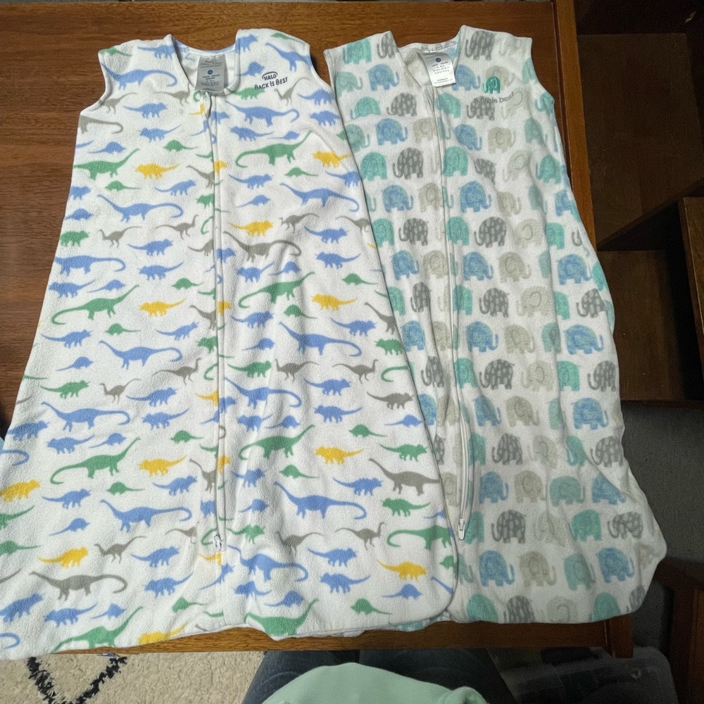 2 Halo sleep sacks- fleece